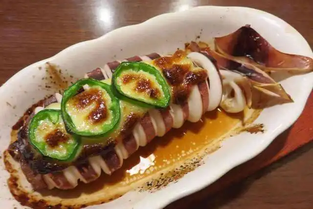 チーズリゾットを詰めた『イカめし』