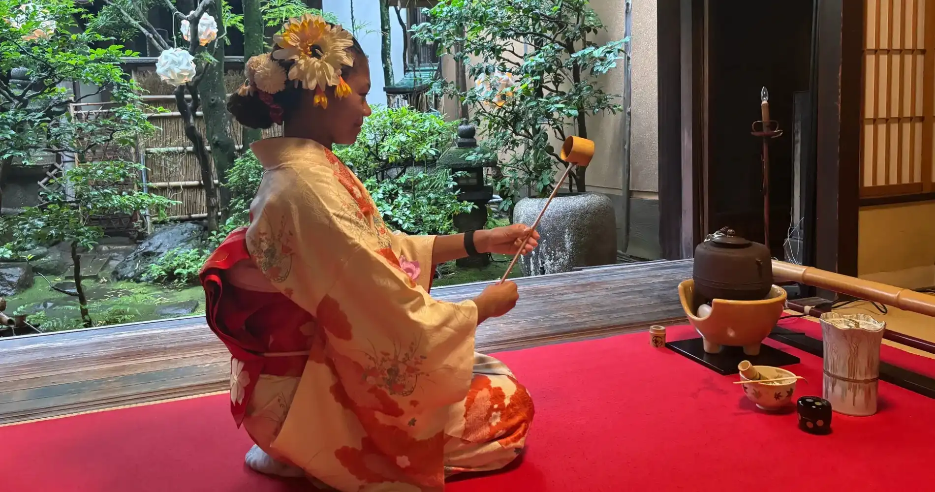 Kimono and Tea Ceremony Private Plan