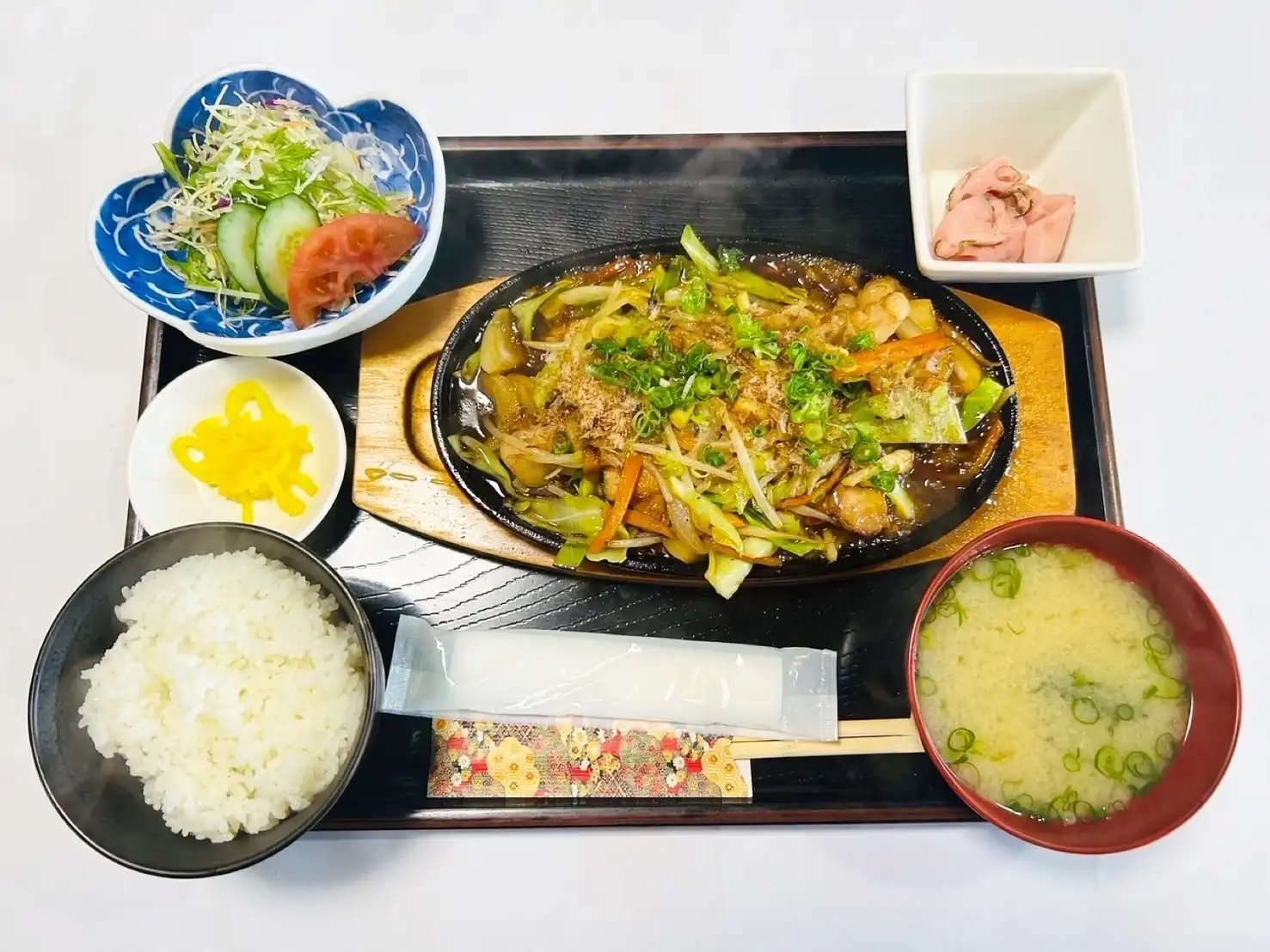 肉野菜炒め鉄板