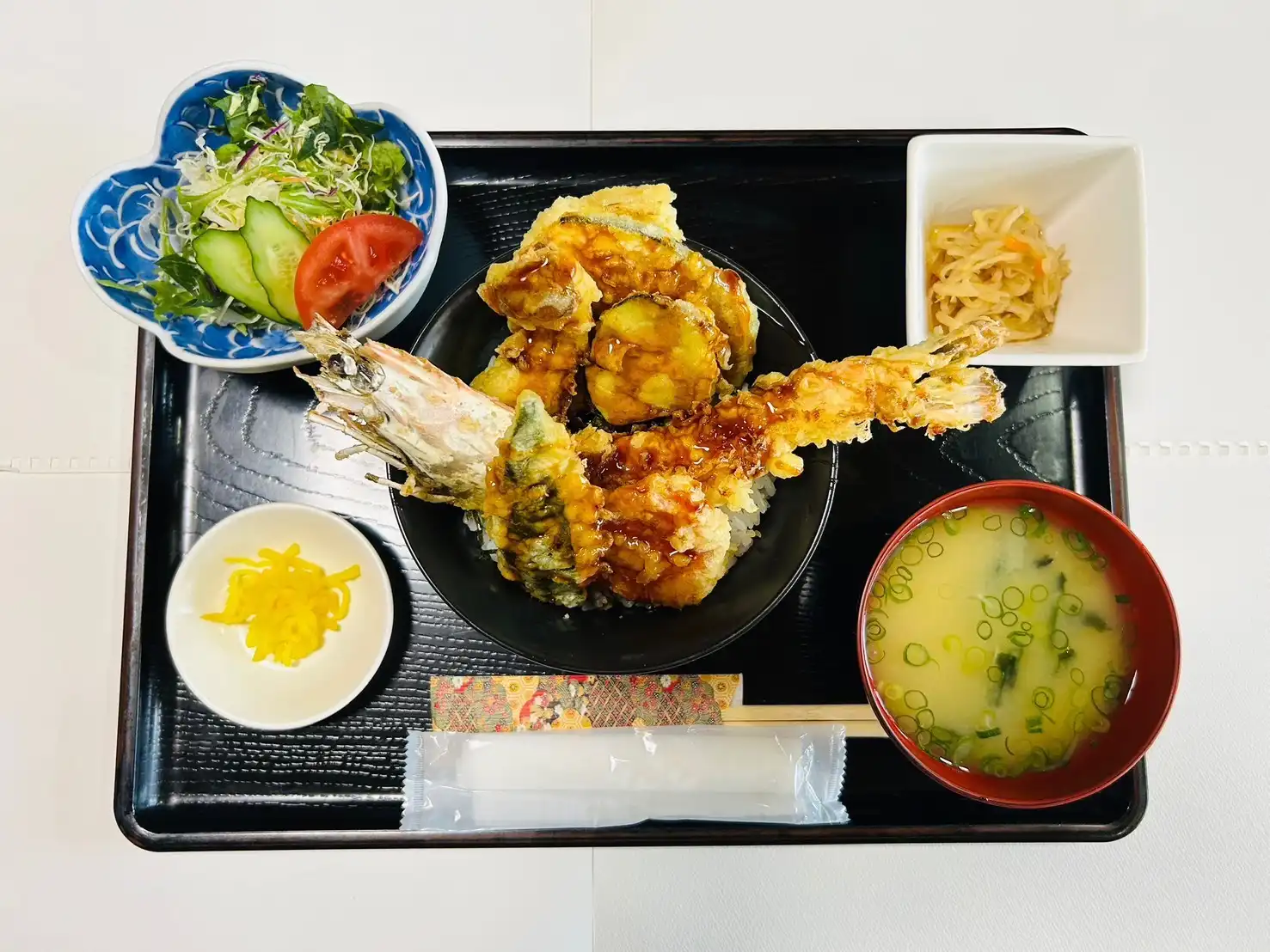 大海老天丼定食